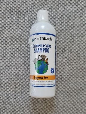 Earthbath Oatmeal & Aloe, Dog Shampoo, Fragrance Free 16 fl. oz.